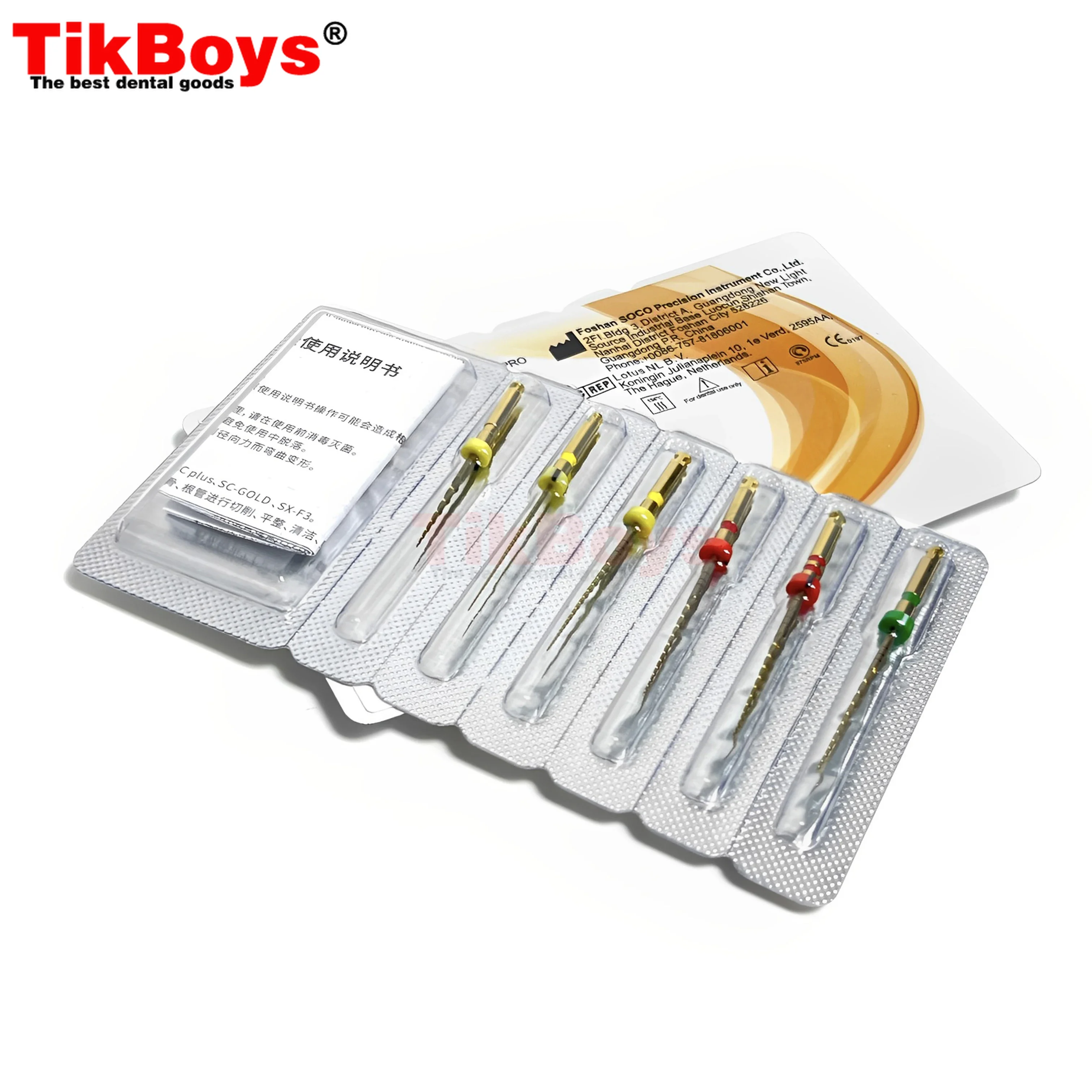 6 Packs Dentist Use -PRO Dental Nickel Titanium Essential Root Canal File Endodontic Rotary Files Dental Equipment