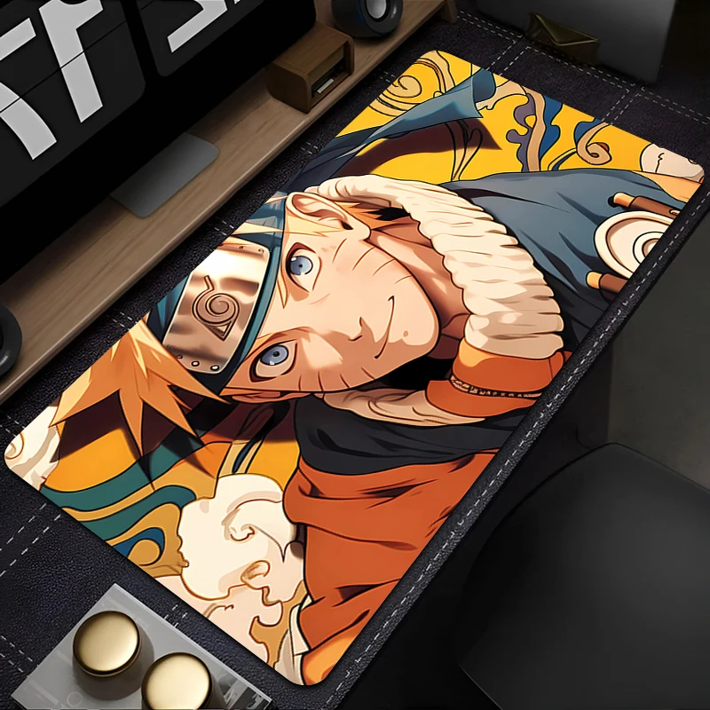 Mouse pad Large game player computer keyboard pad desk pad anti-slip cartoon table pad PC carpet N-NARUTOS Naruto Mousepad XXXL