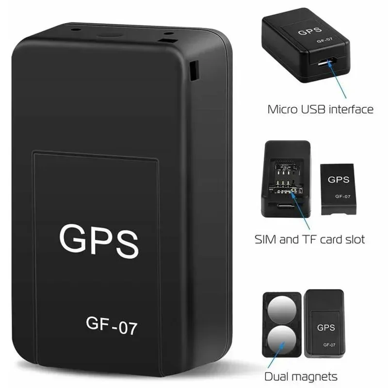 GF07 GPS Tracker Car Mini GPS Smart Tracker Pet Locator Universal Portable SIM Card Magnetic Trackers Anti-Theft Tracker