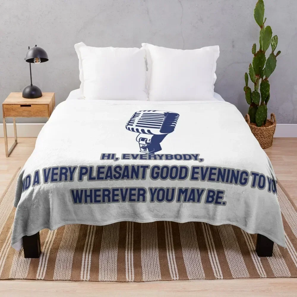 

Vin Scully Quote Throw Blanket Stylish Warm Blanket for Living Room Bedroom