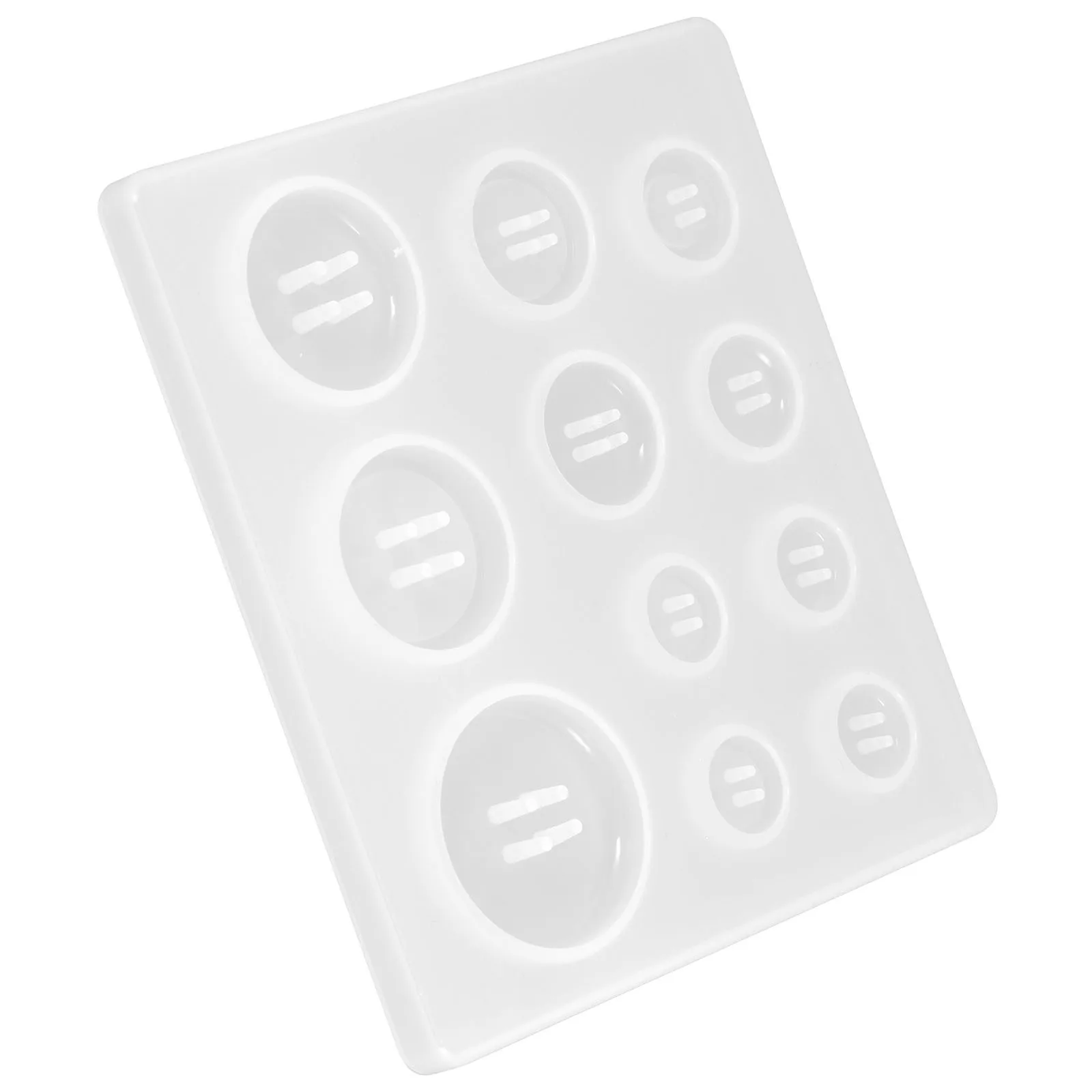 

3pcs Button Silicone Mold Reusable Resin Epoxy Craft Making Mold For Diy Bag Luggage Clothes Button Decor Handicrafts Molds