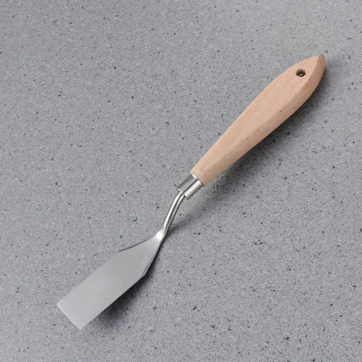 Painting Spatula Scraper Ultrathin Flexible Premium Blade Comfortable Ergonomic Wooden Handle for Oil Painting Artists Art