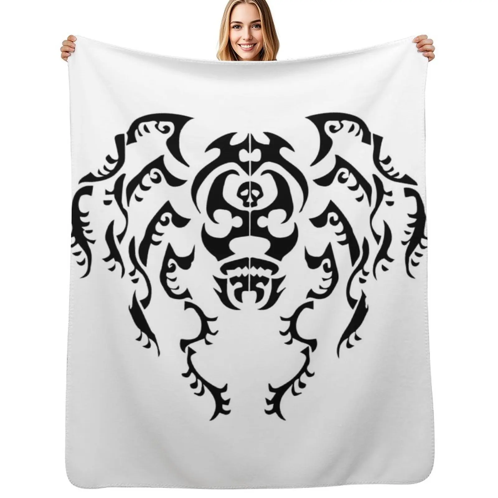 

Ran and Rindou Haitani chest Tattoo, Simple design Throw Blanket Warm Flannel Blanket for Couch Chair Bedroom