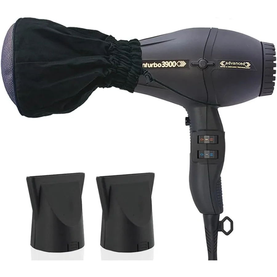 

Turbo Power TwinTurbo 3900 Усовершенствованный ионный керамический экологически чистый черный фен с диффузором из металлической сетки, комплект из 2 предметов