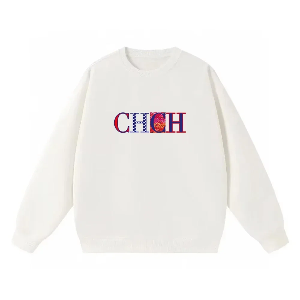 CHCH Hoodie Crew neck sweaterHarajuku  Pullover Tops Man Woman streetwear tops Girls Costume New Men T Shirt Fashion Clothes