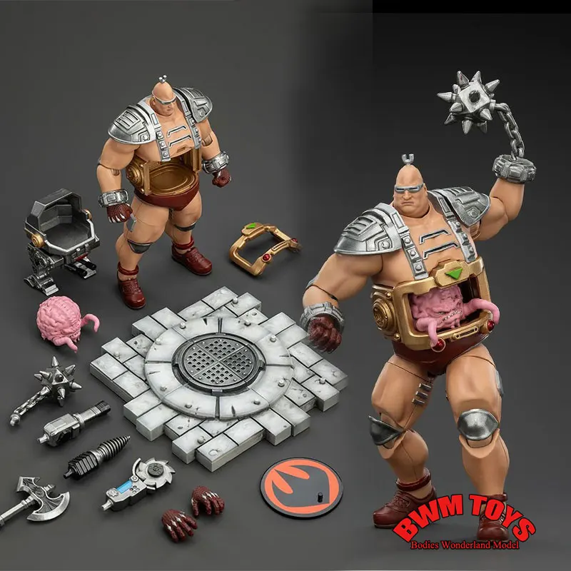 

Original JOYTOY 1/18 Scale TMNT Series Krang 16CM Full Set Mobile Soldiers Anime Action Figure Model Toys Collection