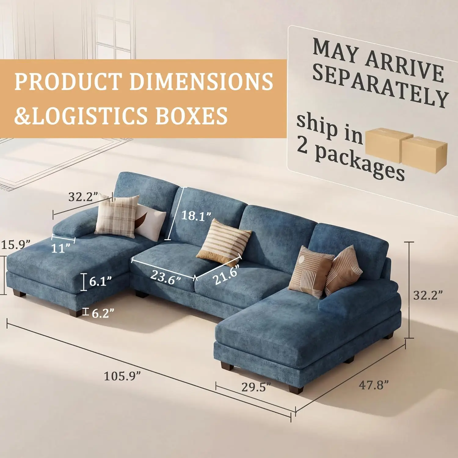 Thumbnail 2 - #43 Best Modular Sectional Sofas to Buy In 2026