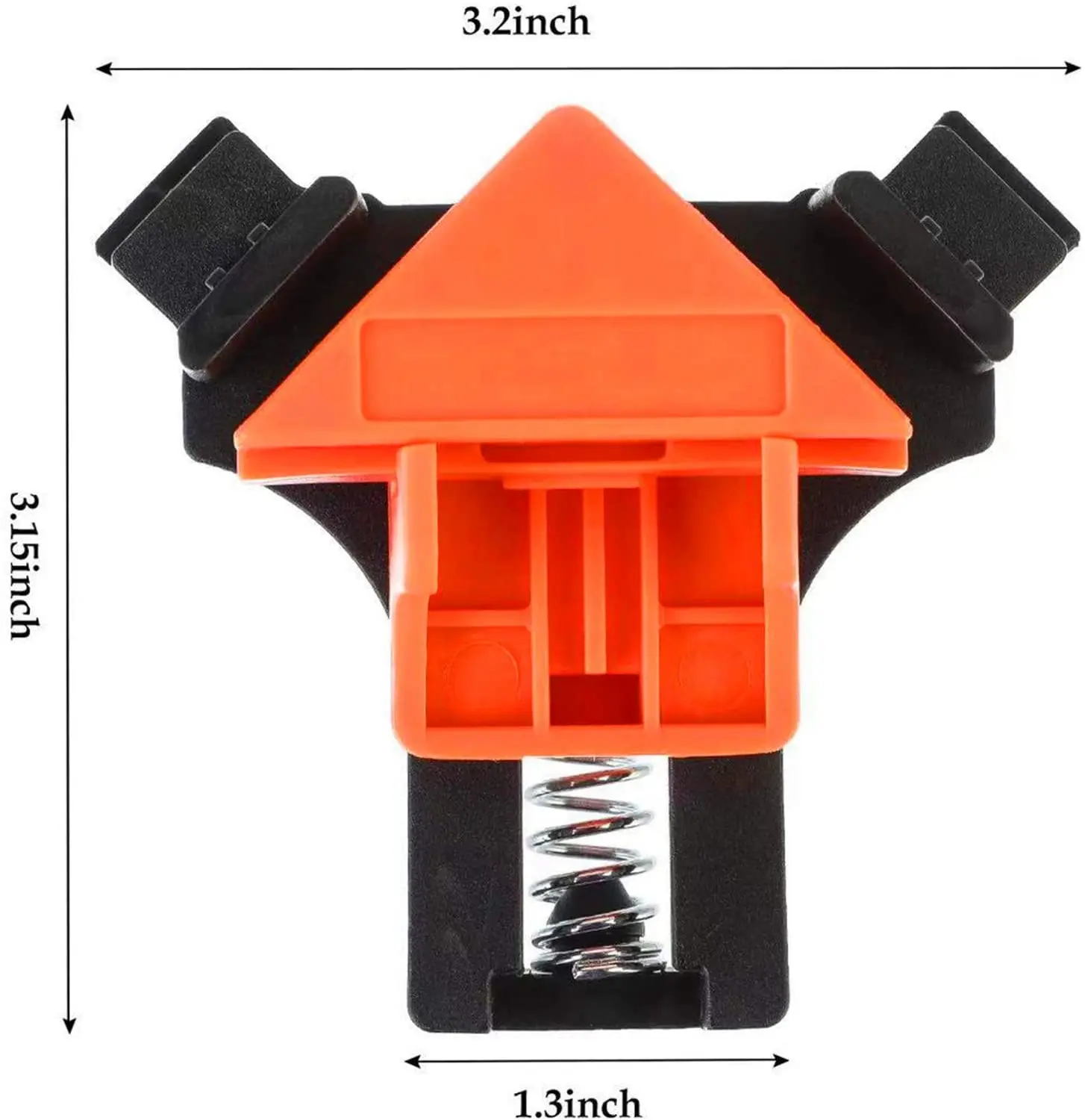 Abrazadera de ángulo recto, Clips de fijación de 90 grados, abrazadera de esquina para marco de fotos, herramienta manual para carpintería, refuerzo de fotos de muebles, 4 Uds.