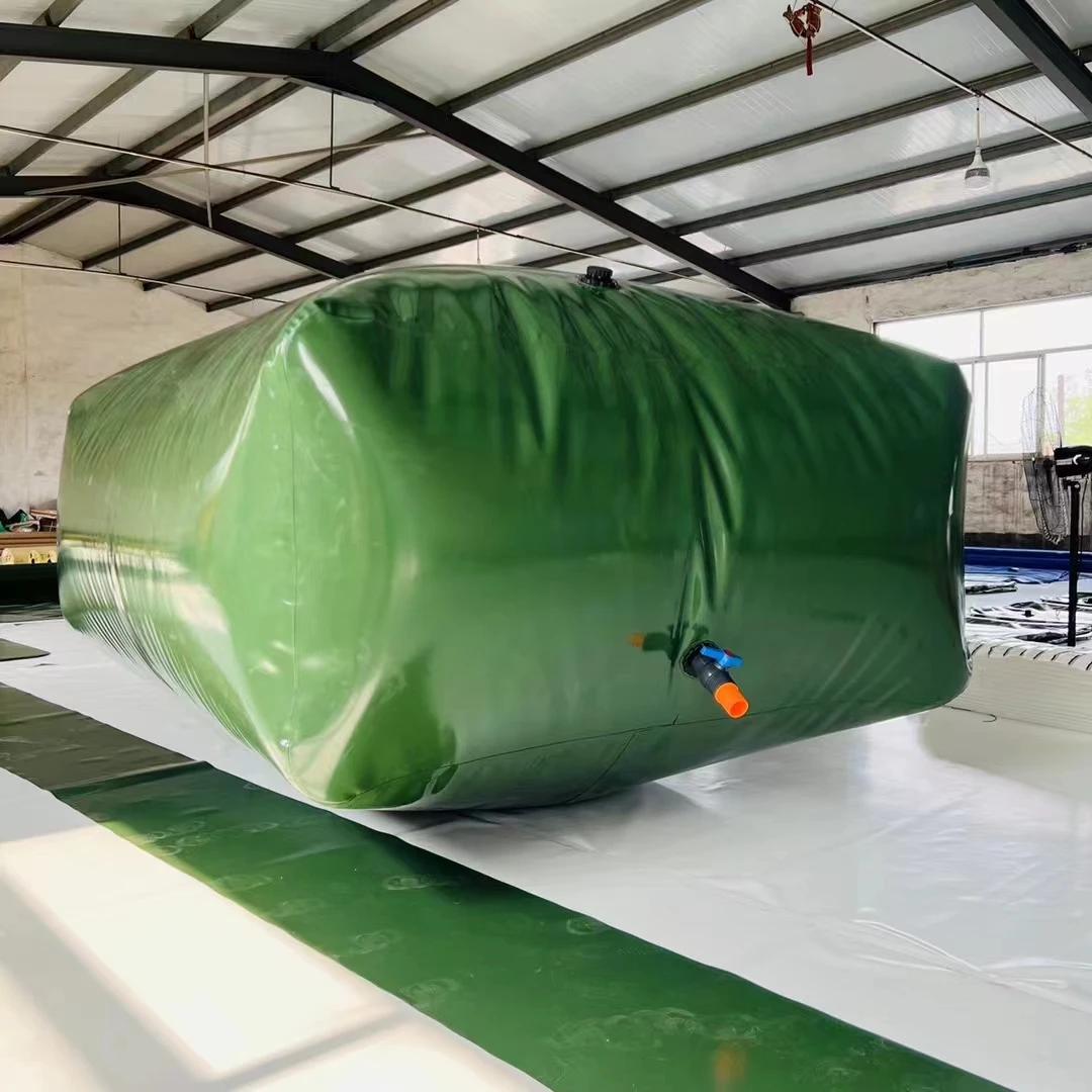 Pvc Pillow Water Storage Bladder Tank/Durable Plastic Water Treatment Reservoir/Foldable Inflatable Water Bag for Drinking Water