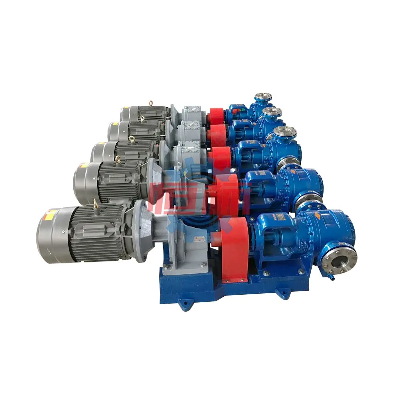 Shenghui Factory Hot Sell NYP350 Hydraulic Bitumen Pump Asphalt Transfer Triple Plunger Internal Gear Pump CE Certification