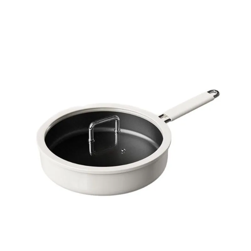 

Titanium crystal ceramic frying pan, non stick pan, kitchen dual-use frying pan, gas stove, induction cooker, universal