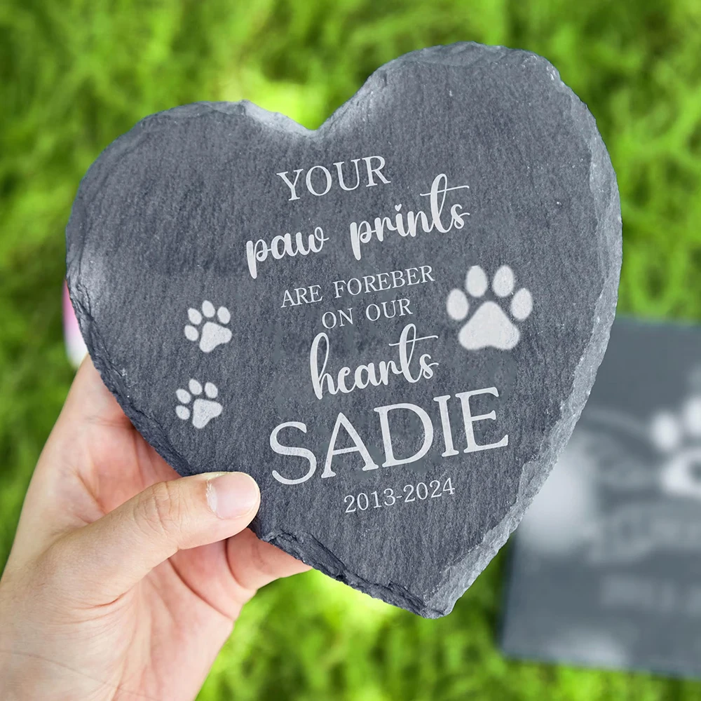 Personalized Pet Memorial Stone Custom Pet Memorial Plaque Dog Headstone Pet Loss Gifts Pet Grave Marker Pet Remembrance Gifts