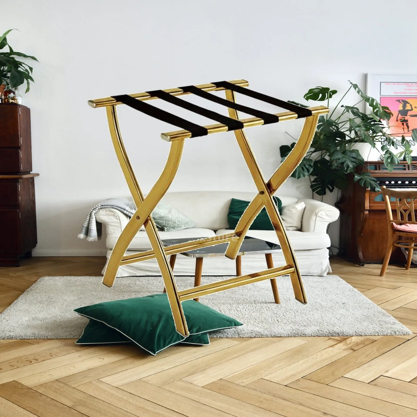 folding-suitcase-stand-stainless-steel-luggage-rack-for-guest-room-hotel-travel-bag-support