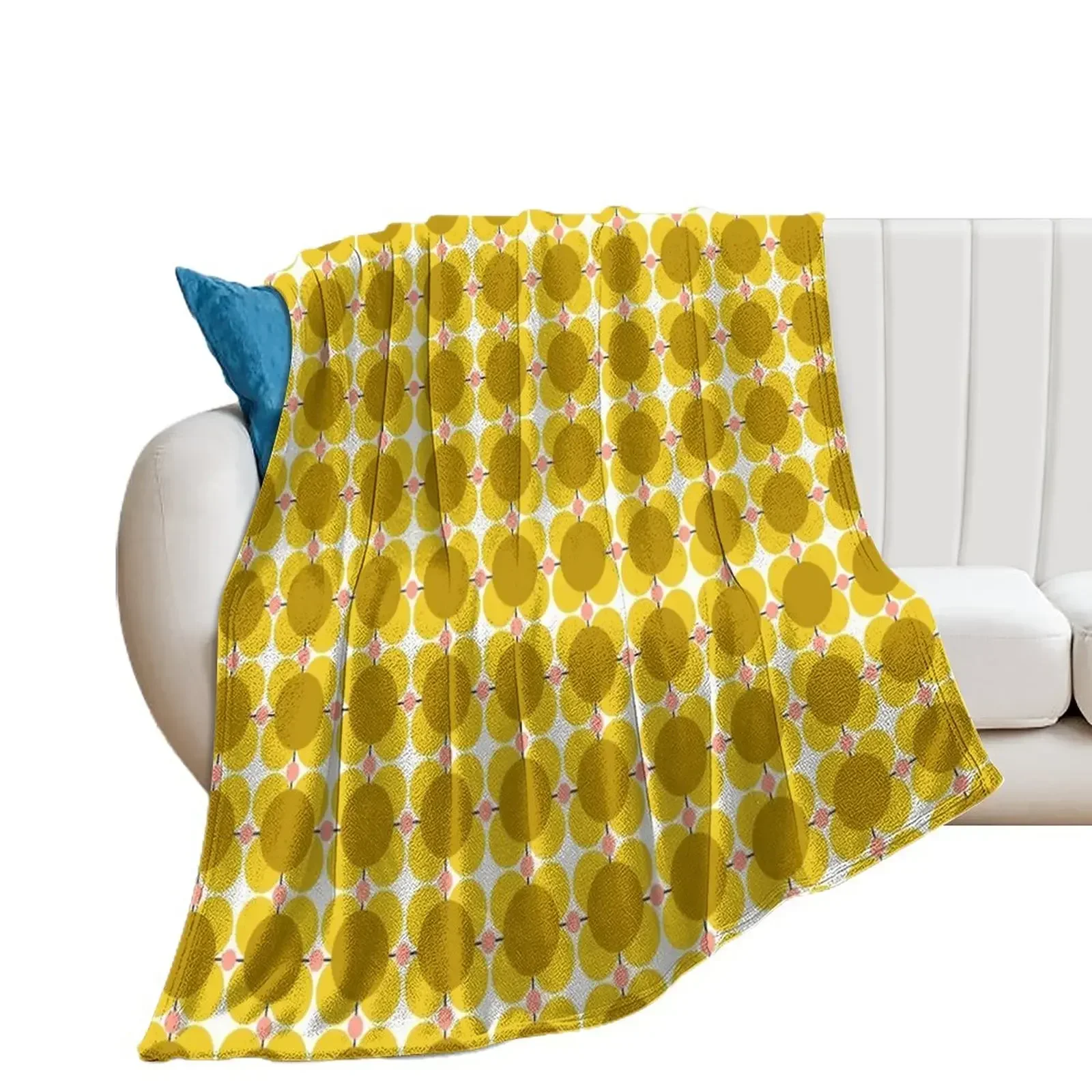 

orla kiely, atomic flower Throw Blanket Sofa Throw Luxury Throw Blankets For Sofas Blankets