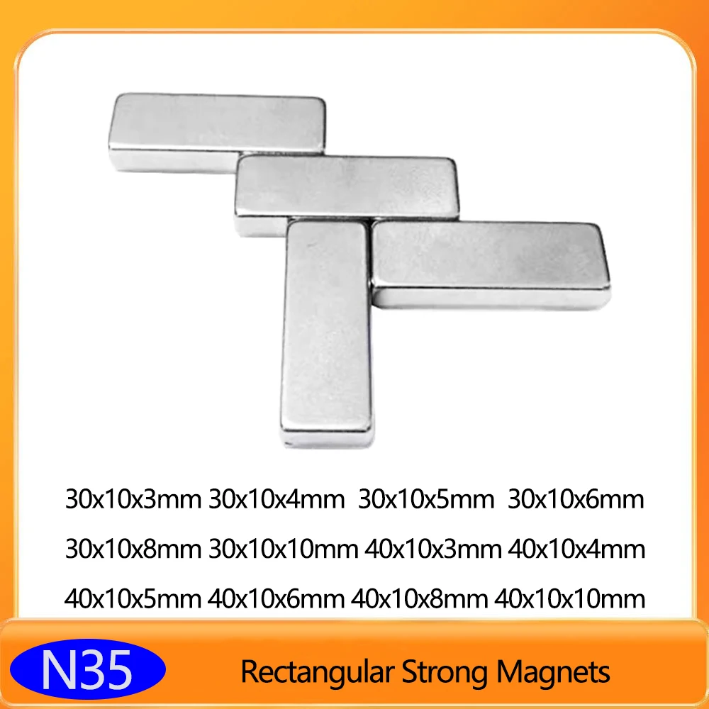 30x10x4 block Powerful Magnets 30x10x5 Sheet Permanent Magnet 30x10x10 Strong Neodymium Magnet 30*10*4 40x10x3 40*10*5 40x10x10