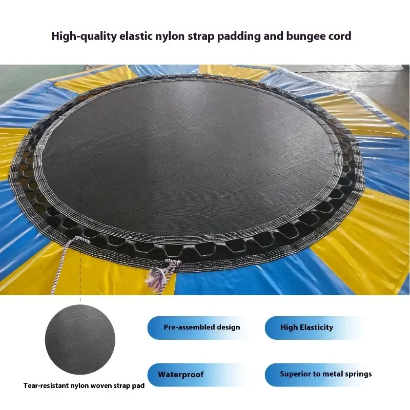 Customized Summer Water Park Inflatable Trampoline Water Floating Platform Water Amusement Facilities