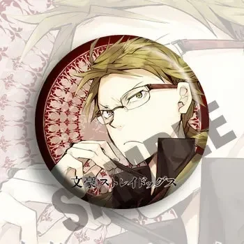 나카지마 아츠시 다자이 오사무 아쿠타가와 류노스케 만화 의상 배지 애니메이션 파생물 코스프레 소품 배낭 장식