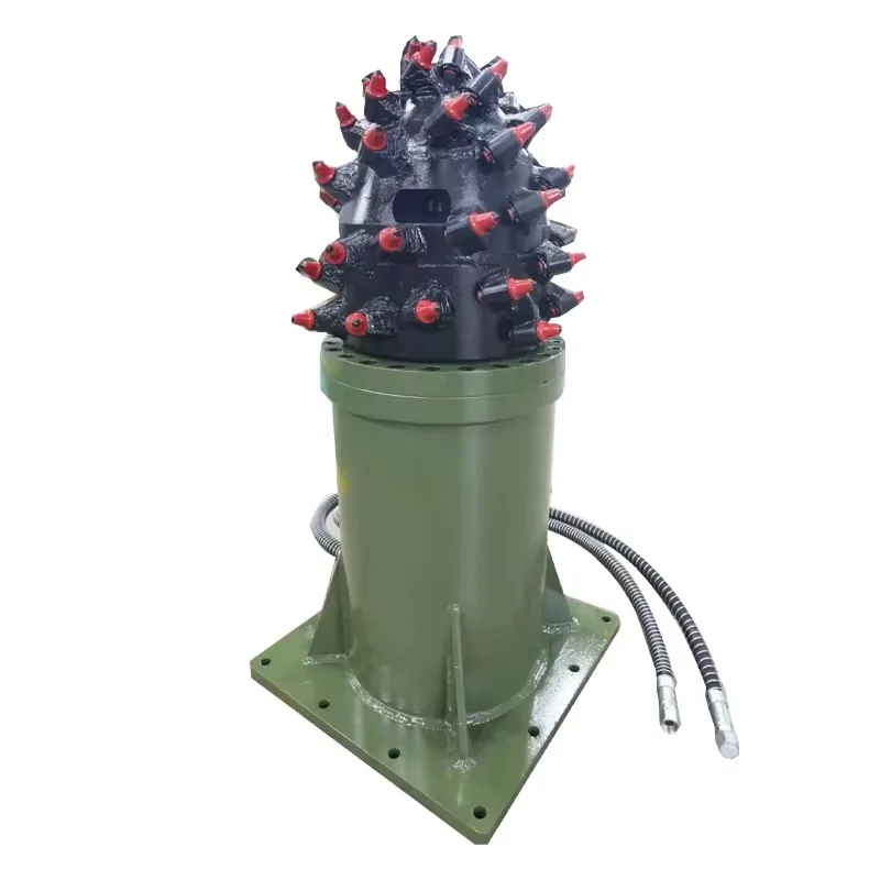 Excavator Accessory Rock Drum Cutting Trencher Milling Rotary Drum Cutter for Concrete Road Construction Machinery Part