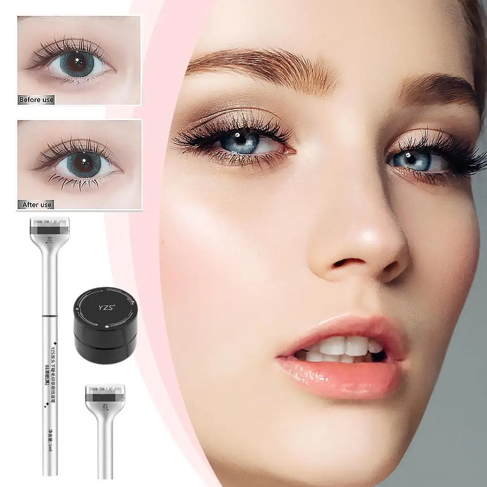 Uszczelka dolnych rzęs Ręka Residual Eyelash Assistant Makijaż Eyeliner Silikonowe przedłużanie Impression Makijaż Narzędzie do oczu Lo Z4M8