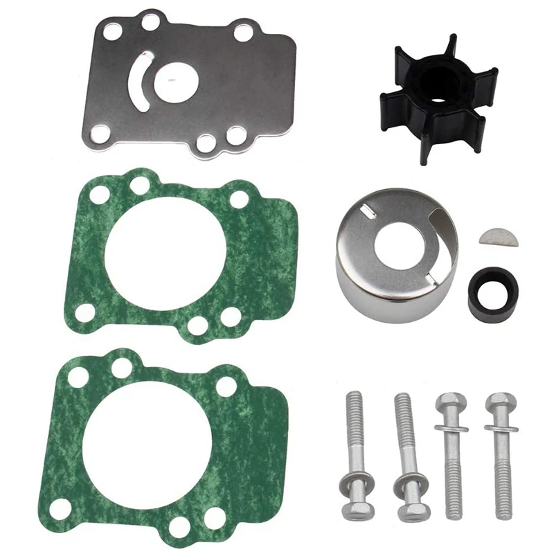 Water Pump Impeller Kit For Yamaha 9.9 15 Hp Outboard 682-W0078-A1-00 18-3148