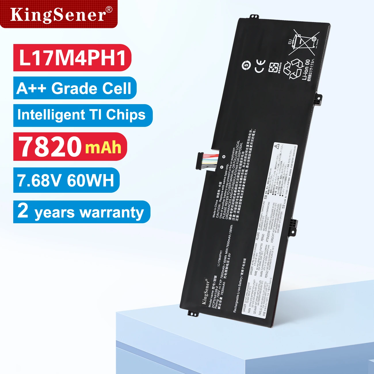 KingSenerL17C4PH1 Laptop Battery For Lenovo YOGA 7 Pro Pro-13IKB C930 C930-13IKB 81C4 7.68V 60Wh L17M4PH1 L17C4PH2