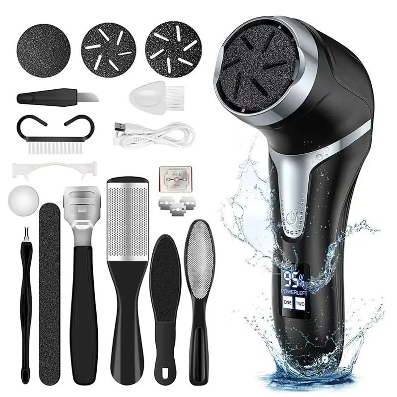 【OFF SHELF】Electric Foot Pedicure Tool Foot File Rechargeable Electric Foot File Professional Foot Care Set Dead