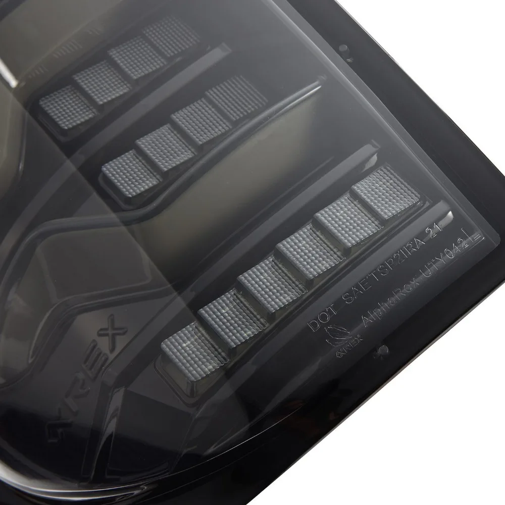 Fit 14-21 Toyota Tundra LUXX-Series LED Tail Lights Repalcement Alpha-Black