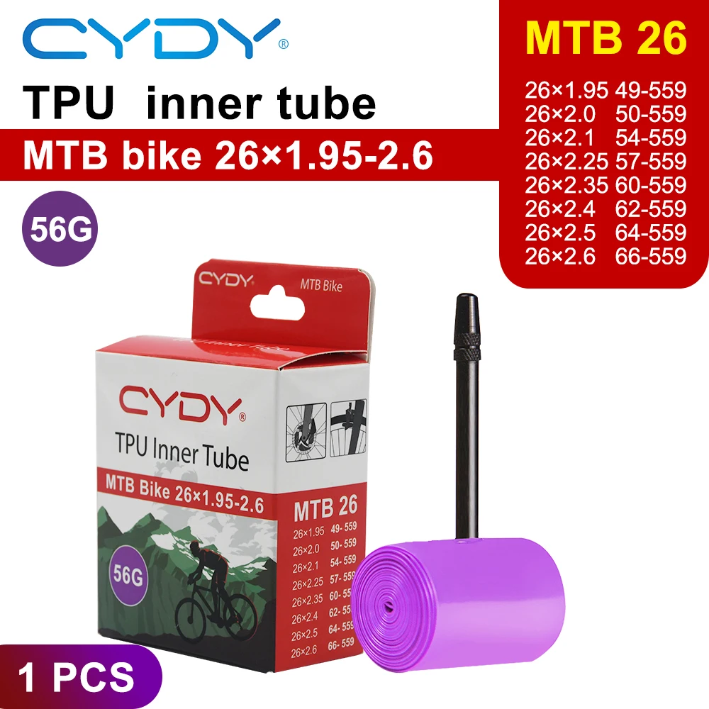CYDY TPU MTB Fahrradschlauch 29 26 27.5 29x1.95 2.0 2.1 2.2 2.3 2.4 2.5 2.6 Zoll Mountainbike-Reifen Pneu 29er