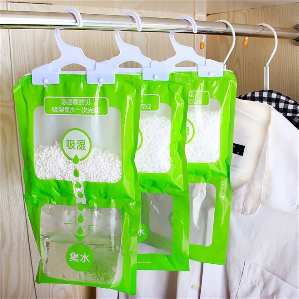 Dehumidification Bag Space-saving Design Prevent Mildew And Moisture Hangable Dehumidification Bag Reusable Absorb Odor