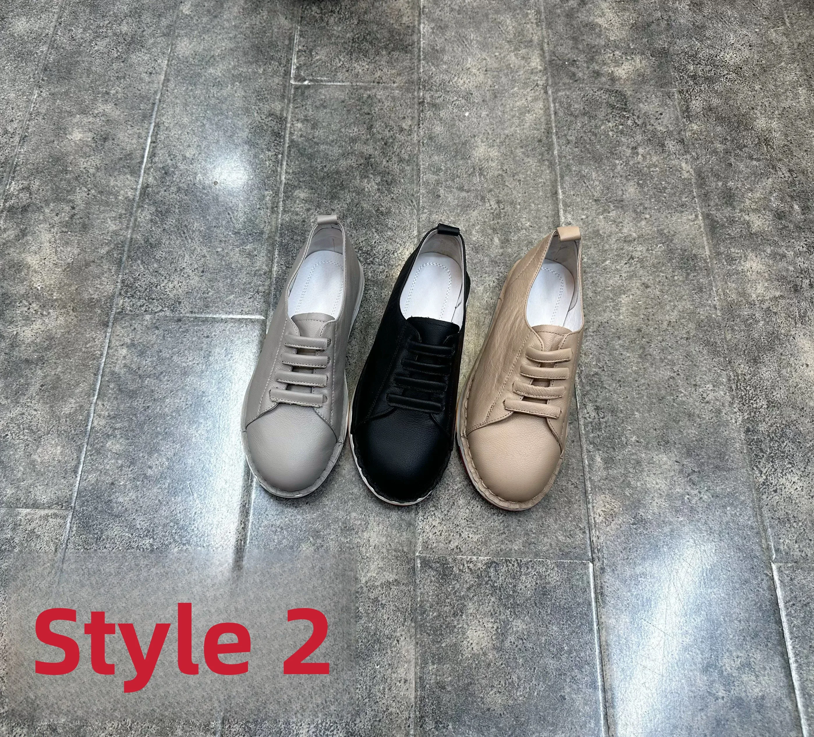 

Весенне-летние женские повседневные туфли, дышащие, с перфорацией, на плоской подошве, на шнуровке, кожаные, модные, удобные, на все сезоны.