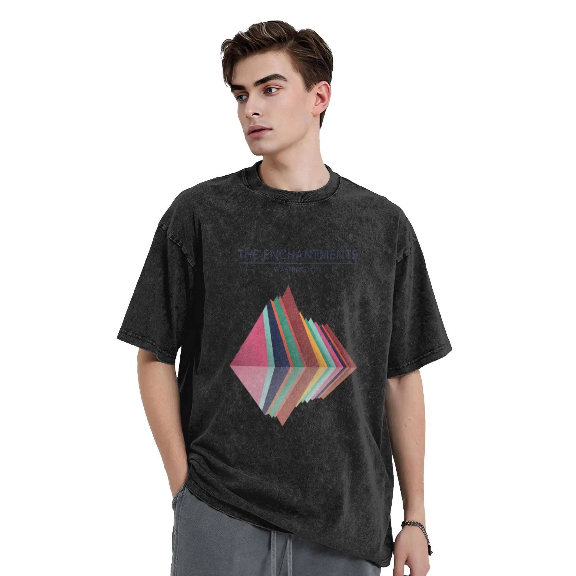 The Enchantments - Washington  Unique Comfort A T-Shirt Oversized Short Sleeve Men's Women's Cotton Tees Tops