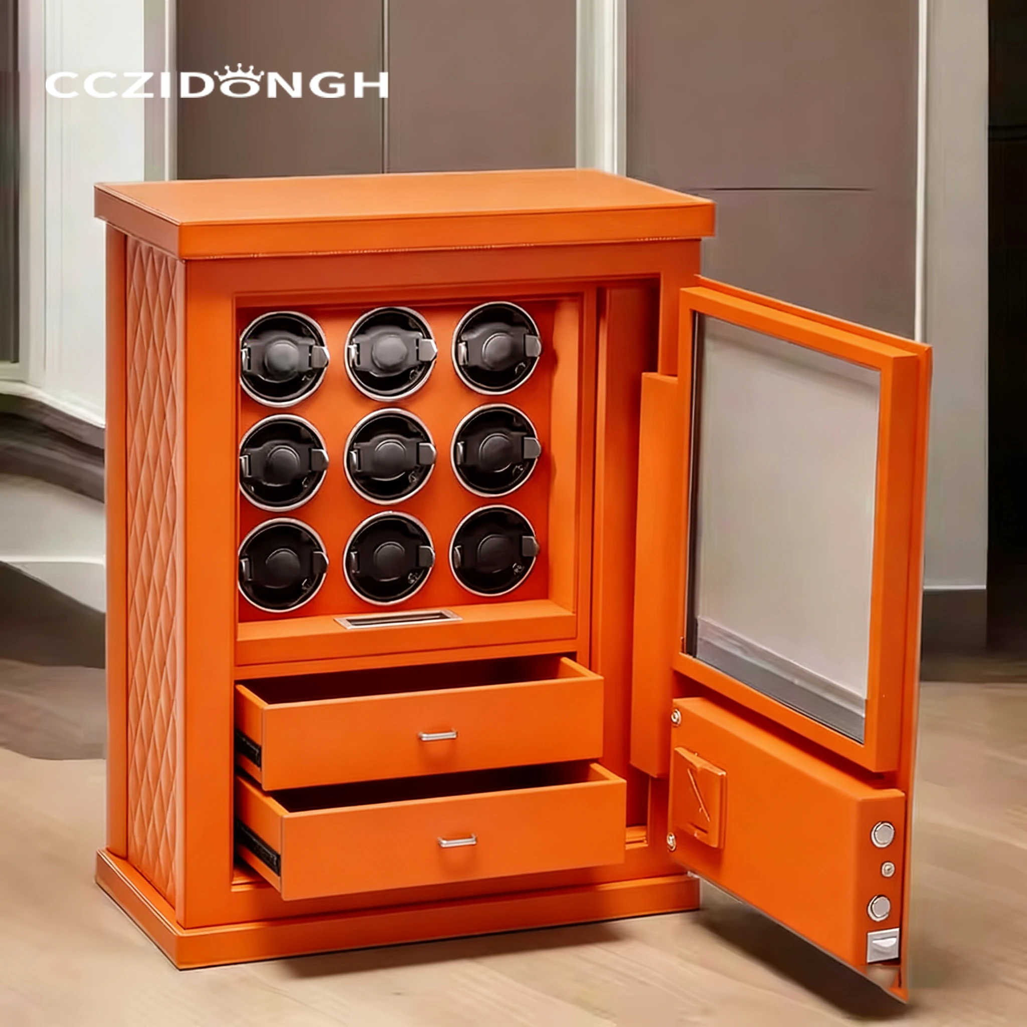 Elegant Orange Watc…