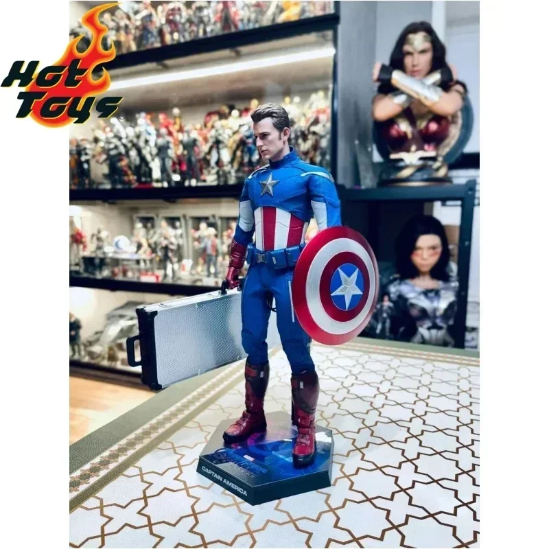 

HT HOTTOYS 1/6 MMS563 Reunion 4 Final Battle Captain America 2012 Edition Action Figure Model Toy Gifts