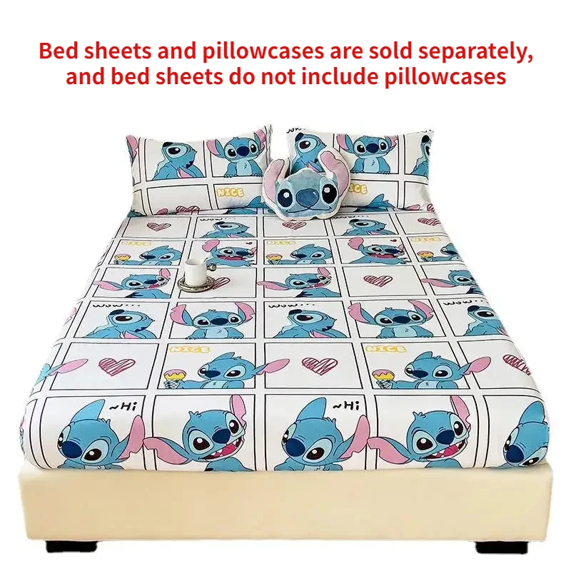 Anime Disney Stitch Bedding Lilo & Stitch Pillowcase Duvet Cover Bedclothes Bedroom Decor Kids Birthday Gifts Home Textile