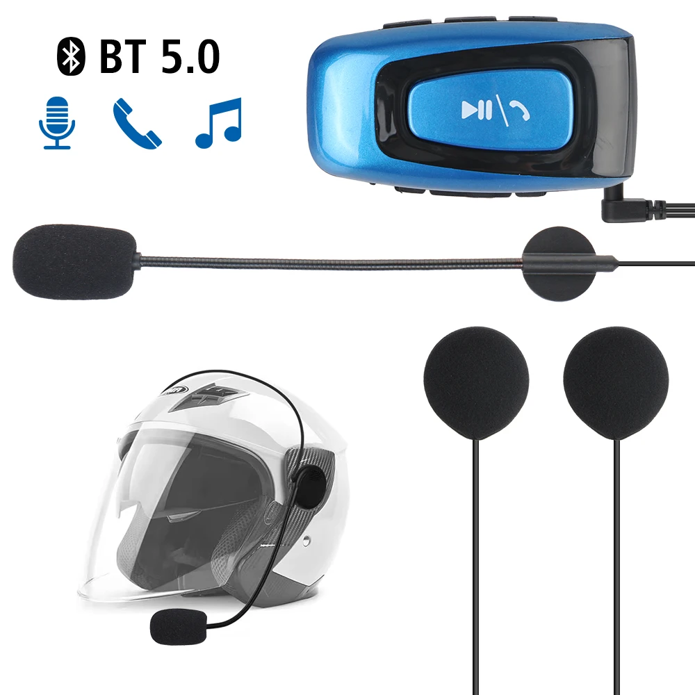 

Motorcycle Helmet Headset Noise Reduction Stereo Headset Riders Motorcycle Headset Moto Bluetooth-Compatible 5.0 Waterproof