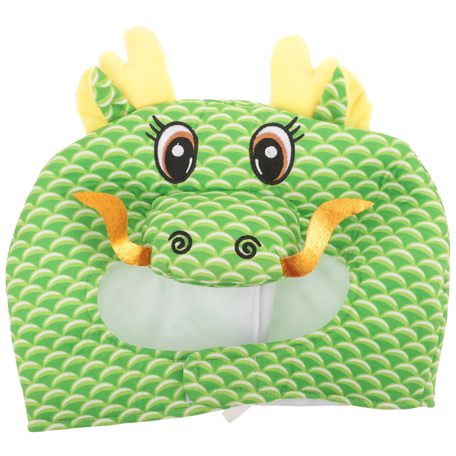 Cute Dragon Headwear Soft Polyester Party Costume Hat for Adults Kids Charming Photography Selfie Festival Cap