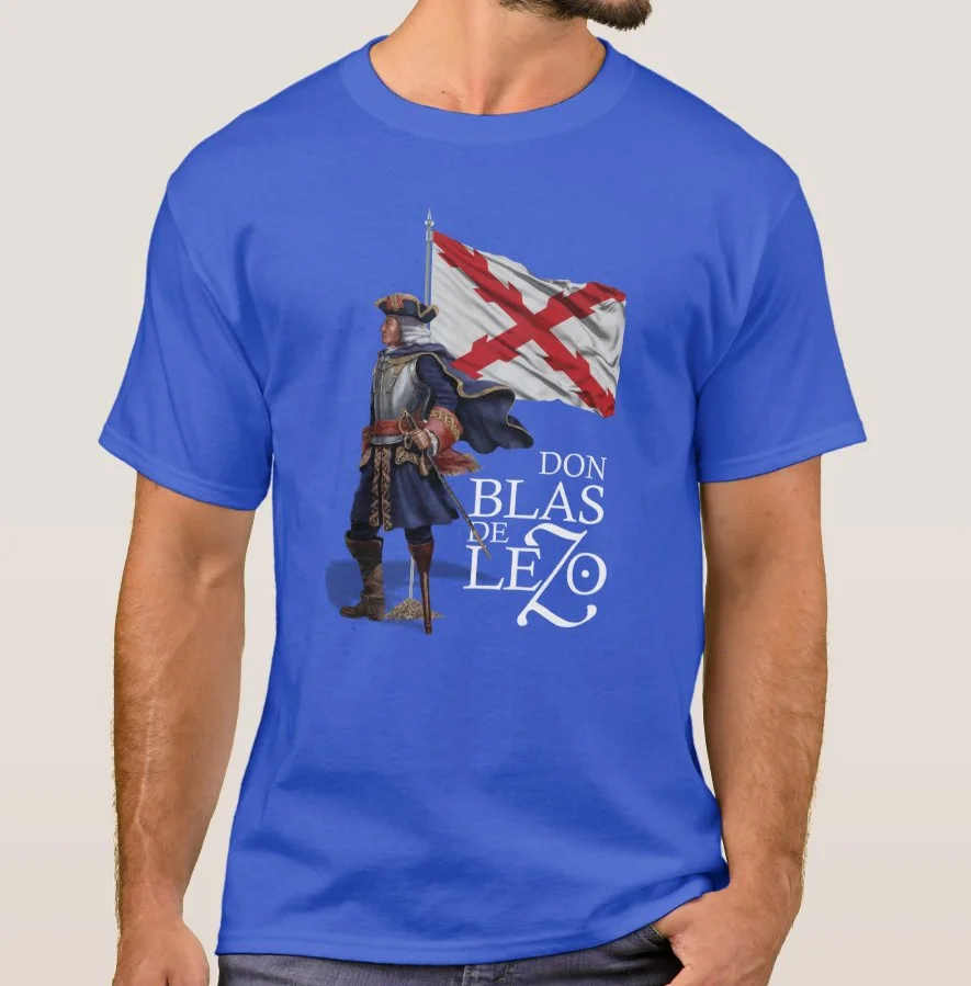 Spanish Legendary Hero Don Blas De Lezo T Shirt. New 100% Cotton Short Sleeve O-Neck T-shirt Casual Mens Top