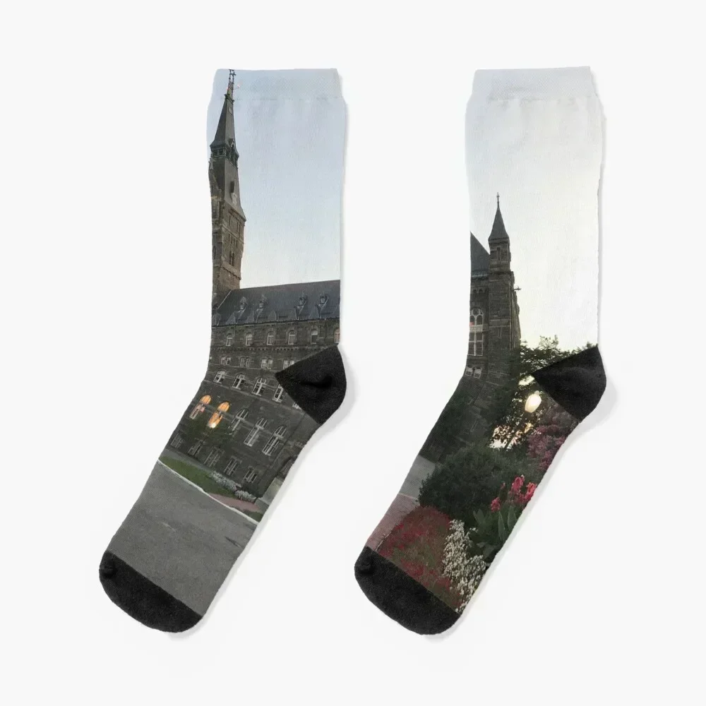 

Georgetown University Photograph Socks new in's Soccer happy designer brand Women's Socks Men's