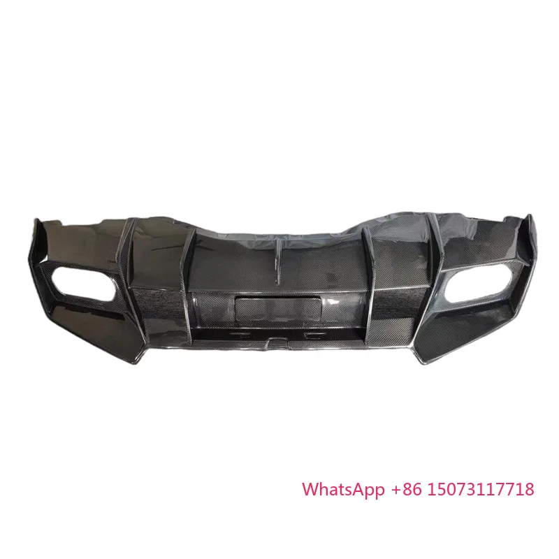 

M Carbon Fiber Rear Lip Rear Bumper Lip Rear Diffuser Body Kit for rghini Huracan LP610 LP580