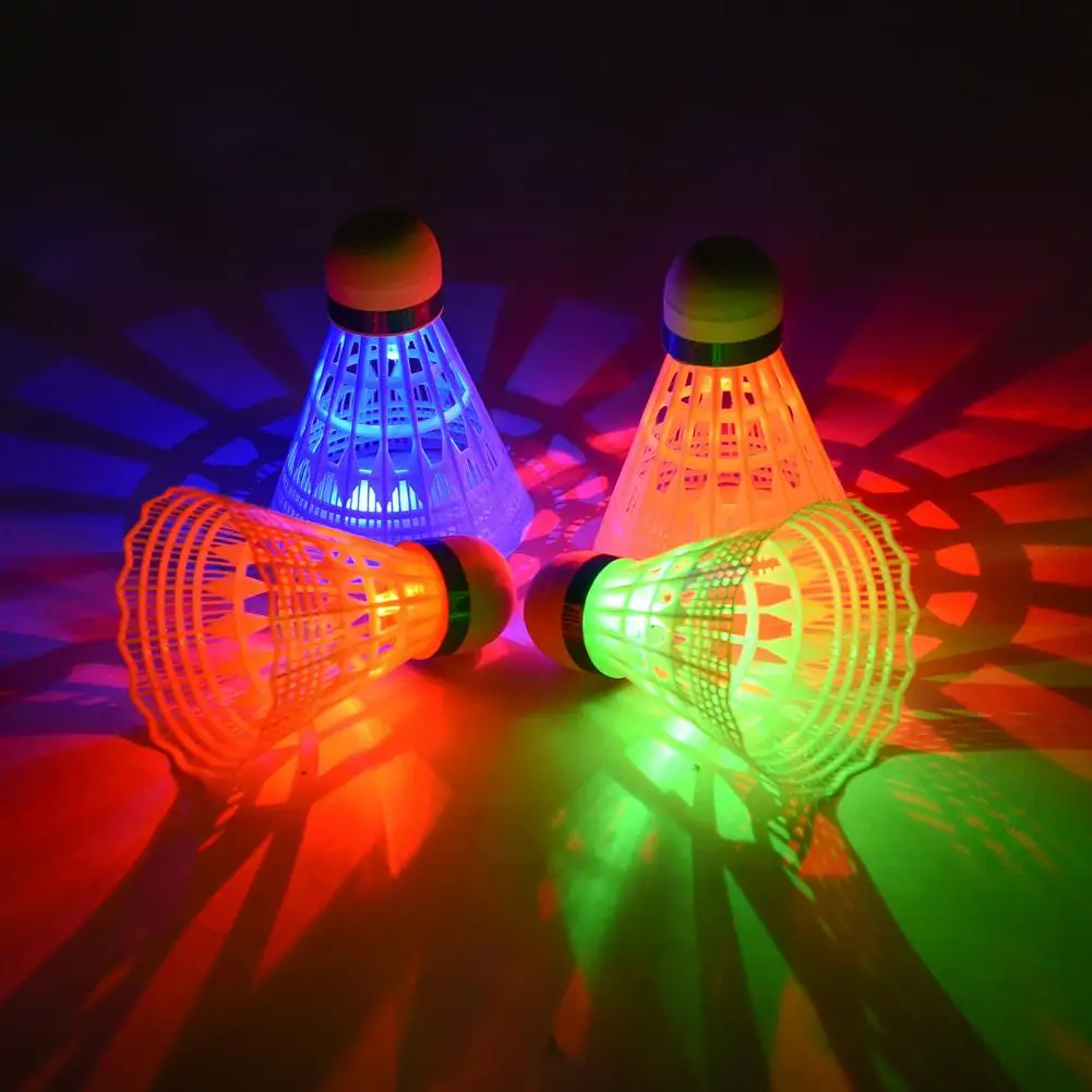 Foam Shuttlecocks Colorful Led Badminton Shuttlecocks Set for Indoor/outdoor Sports Activities 6pcs Badminton Balls for Children