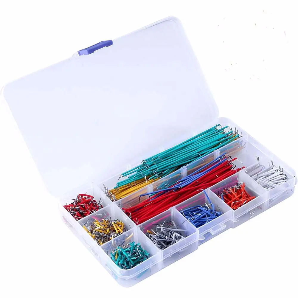 Preformed for DIY Shield Cable Wire Electrical Wires Electrical Supplies Breadboard Jumper Wire Assorted Jumper Wire Kit