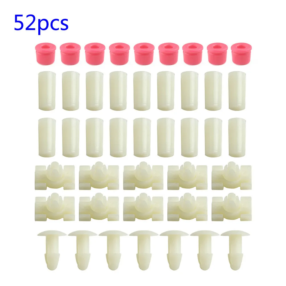 52pcs set Clamps Clips Clamps Replacement 548484 Right Access Components Door Gasket Strip Easy To Use Grommets