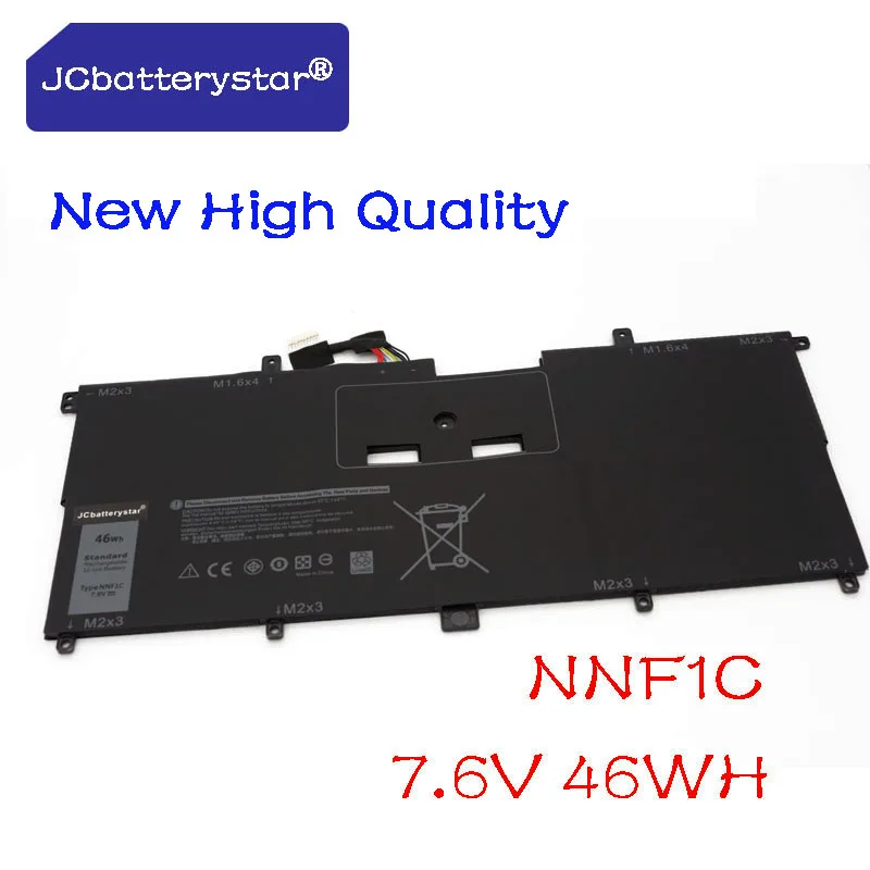 JC high quality NNF1C Laptop Battery For Dell XPS 13 9365 Series XPS13-9365-D1605TS D1805TS HMPFH N003X9365-D1516FCN 7.6V 46WH