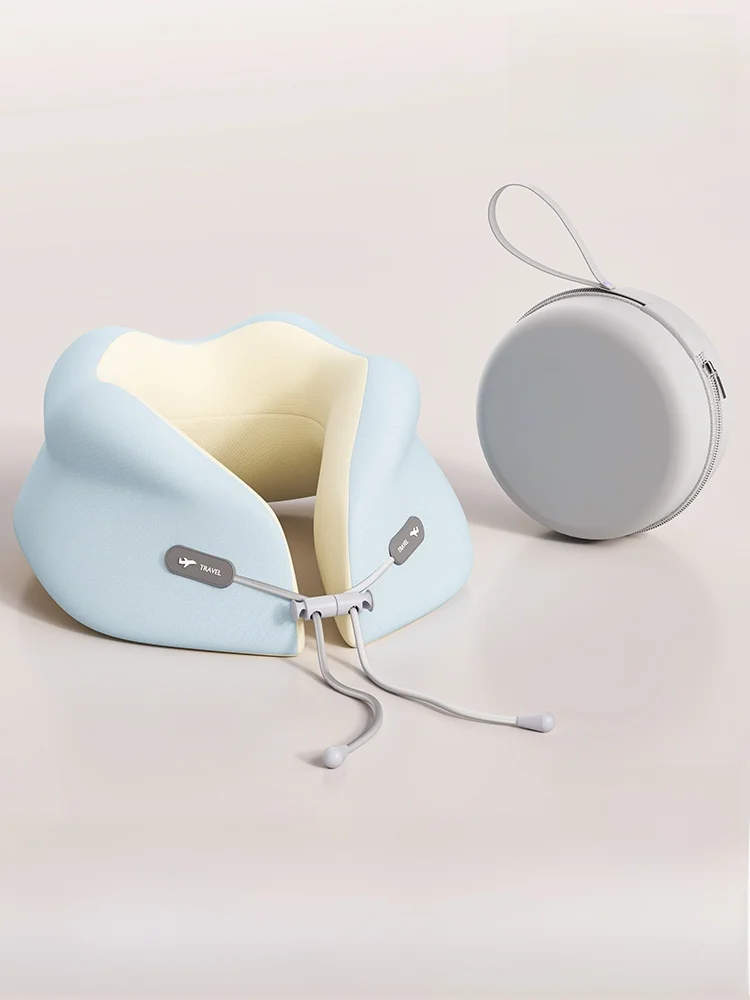 

Портативная дорожная подушка из пены с эффектом памяти в форме буквы U, легкая, для дома, самолета, поддержки головы и шеи