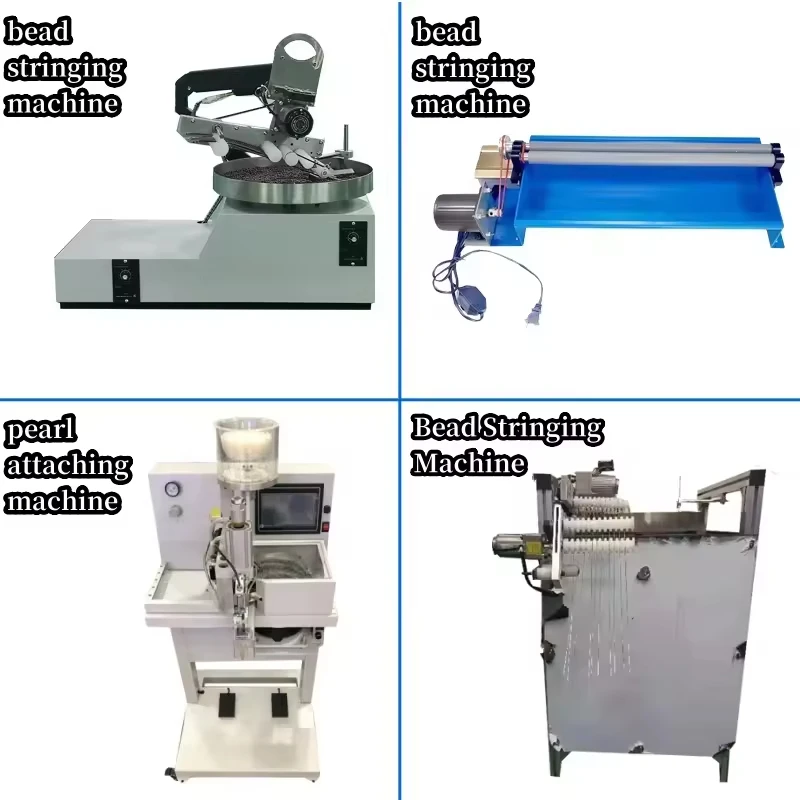 New Necklace Bracelet Automatic Beading Machine with Bearing & Engine Core Components for Jewelry Glass Seed Threading