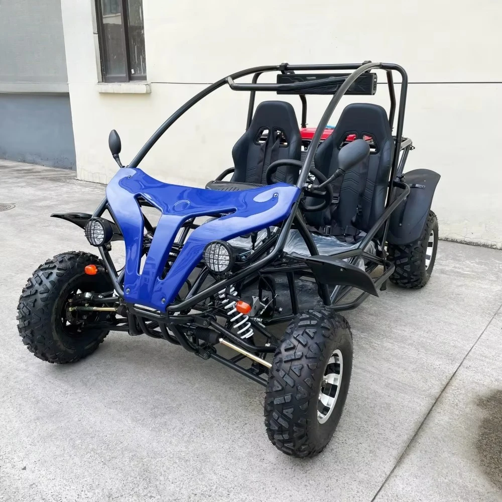 Raxen Professional Racing 4 Stroke Gas Hydraulic Disc Brake Go Kart Kit 200cc Roll Cage for Family Fun Outdoor Use 75km/h