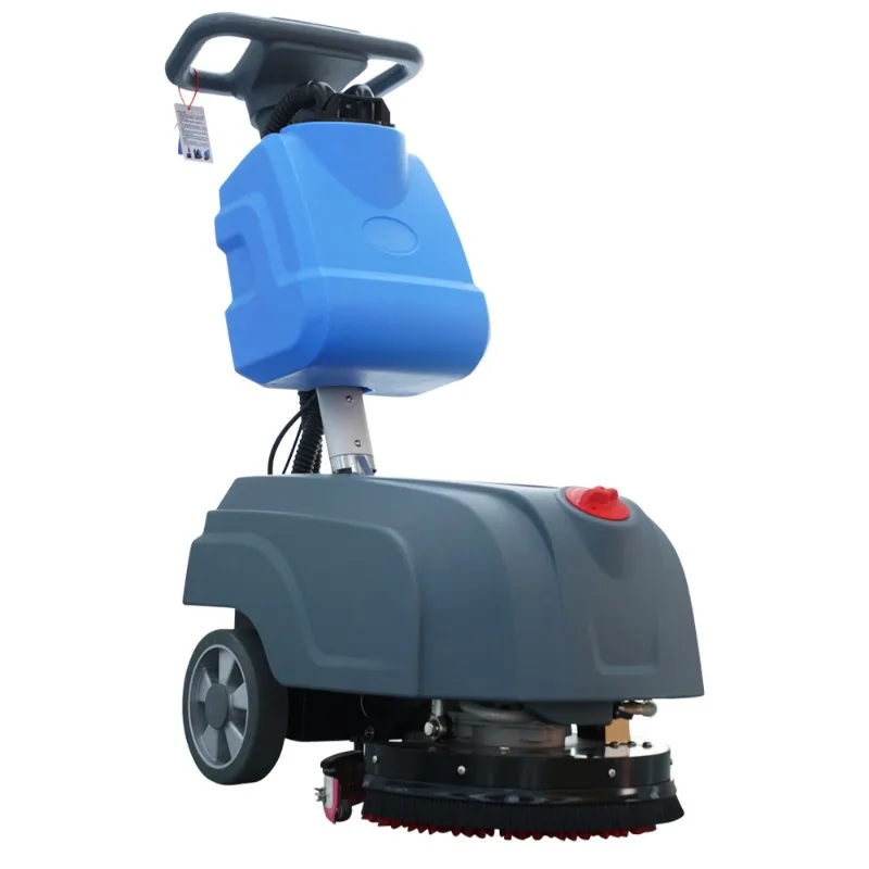 Suction and towing integrated commercial self-propelled sweeper large washing machine