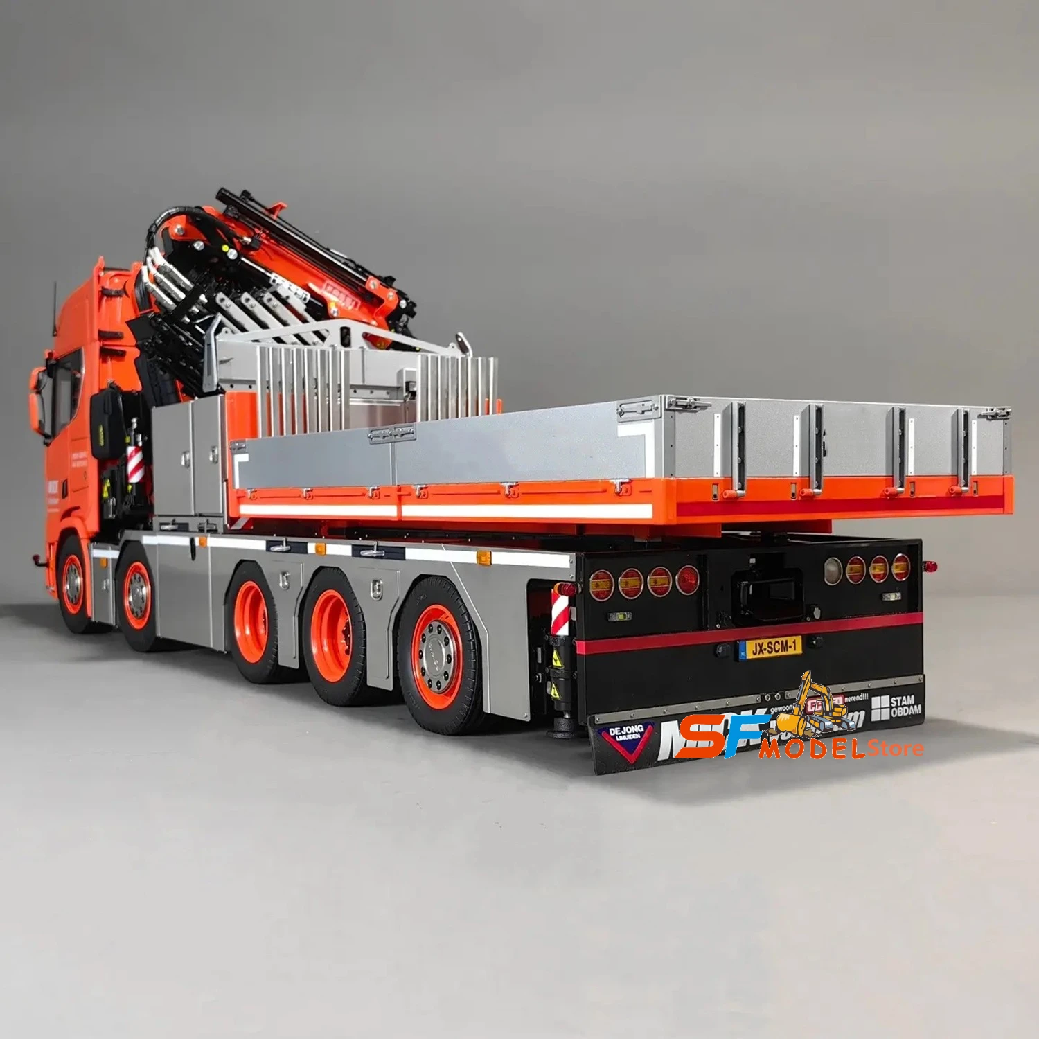 Grúa F1650 10x10 R650 RC camión 1/14, camión grúa hidráulica, modelo de Metal, maquinaria de ingeniería personalizada de alta gama, modelo de coche RC de juguete