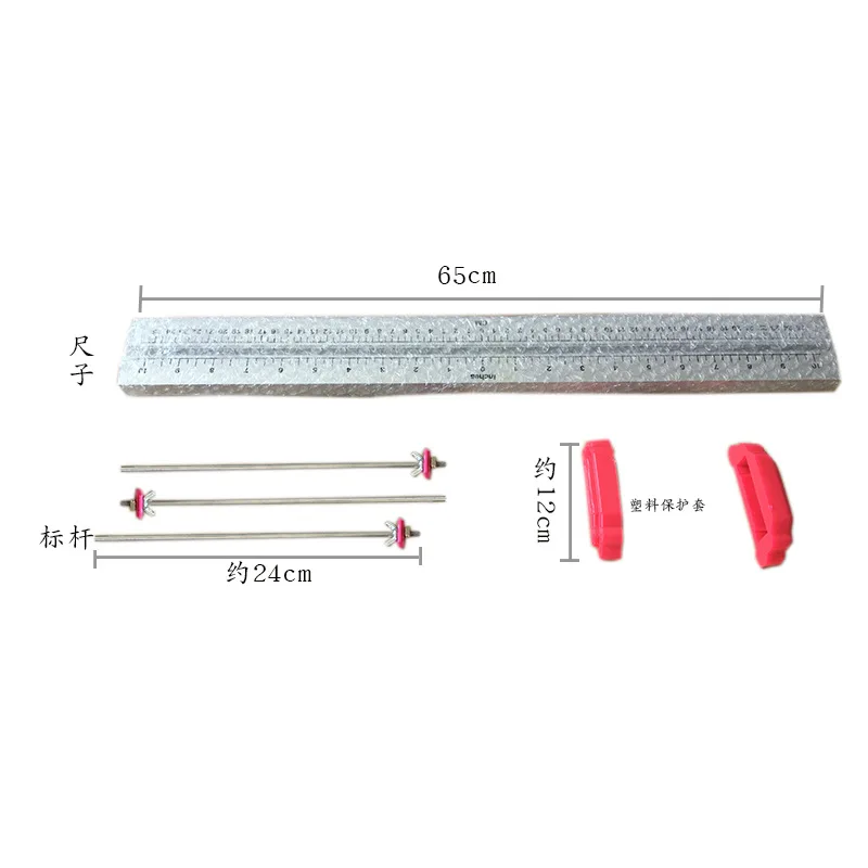 Balloon Sizer Ruler Metal Balloon Measurement Tool Adjustable Balloon Ruler 0-10 inch for Arches Garland Wedding Birthday Decor