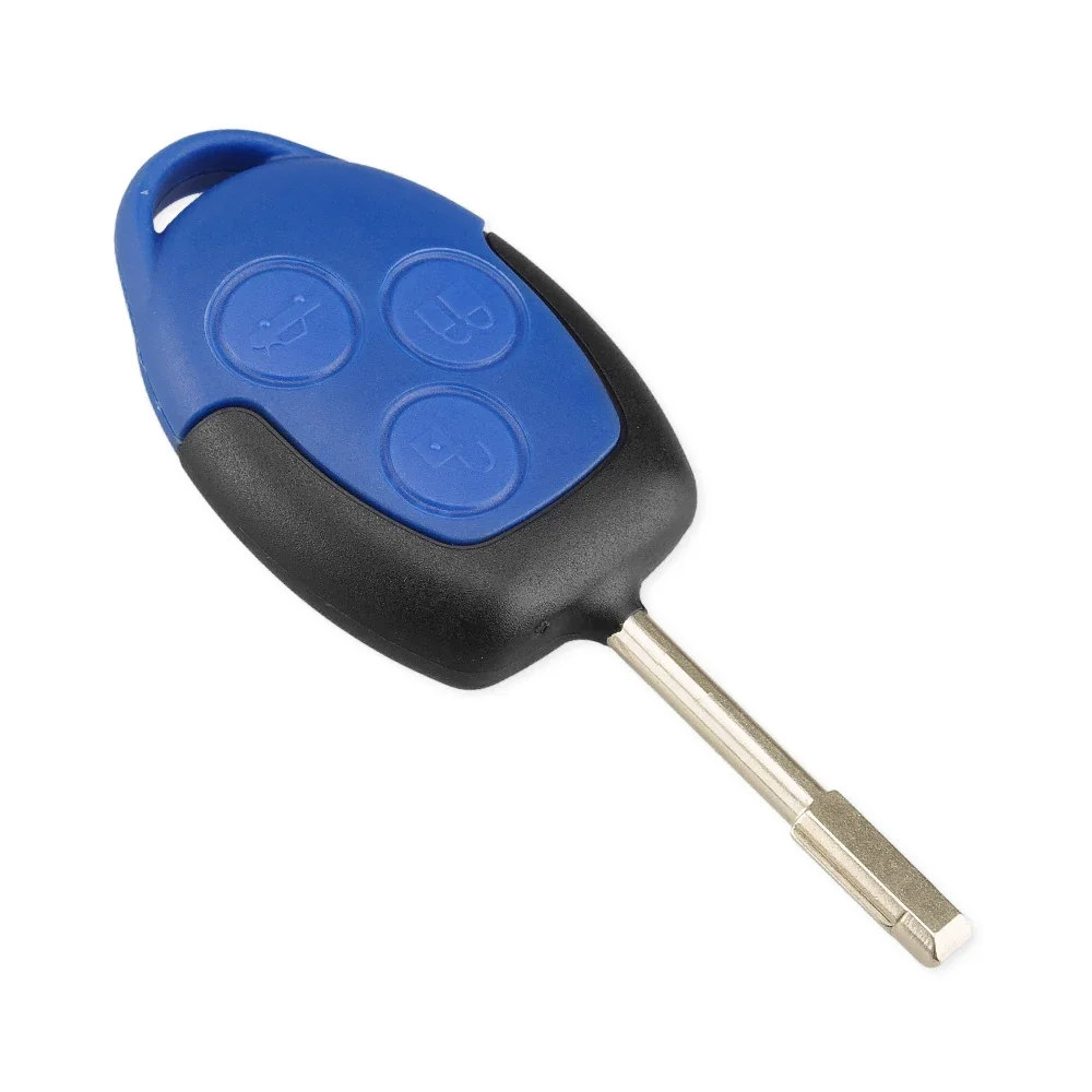 Dandey Blue Car Key Shell 3 pulsanti per Ford Transit WM VM 2006 2007 2008 2009 2010 2011 2012 2013 2014 Connect Remote Key Case